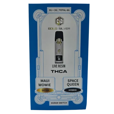 Gold Silver Cannabis | THC-A Switch Disposable | 6g