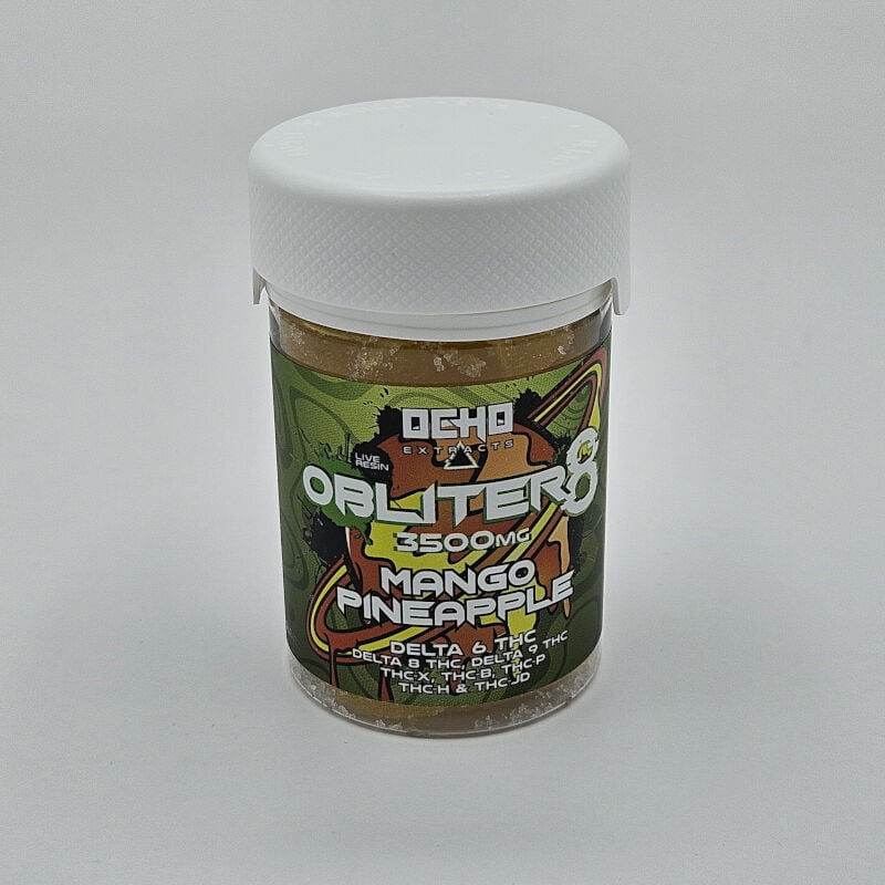 ocho extracts obliter8 gummies mango