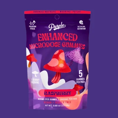 Purple | Enhanced Microdose Gummies | 5pk