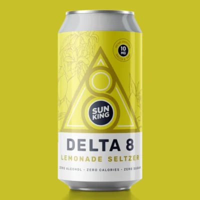 Sunking Delta 8 THC Seltzer Lemon