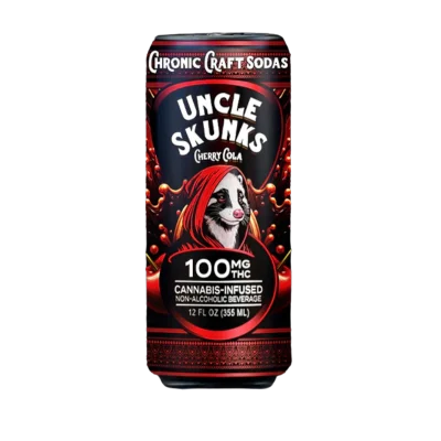 Uncle Skunks | Chronic Craft Soda 100mg | Cherry Cola
