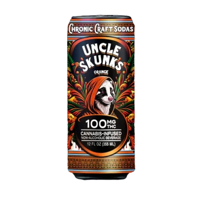 Uncle Skunks | Chronic Craft Soda 100mg | Orange