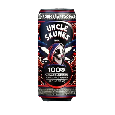 Uncle Skunks | Chronic Craft Soda 100mg | Cannabis Infused Non-Alcoholic Beverage