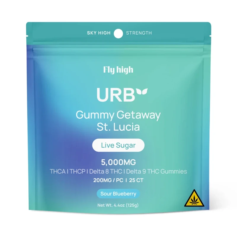 URB | Gummy Getaway St. Lucia Gummies | 5000mg