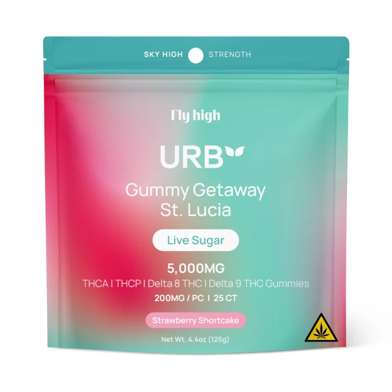 URB | Gummy Getaway St. Lucia Gummies | 5000mg - Image 3