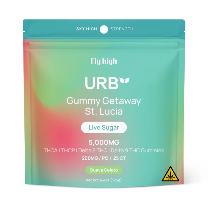 URB | Gummy Getaway St. Lucia Gummies | 5000mg - Image 2