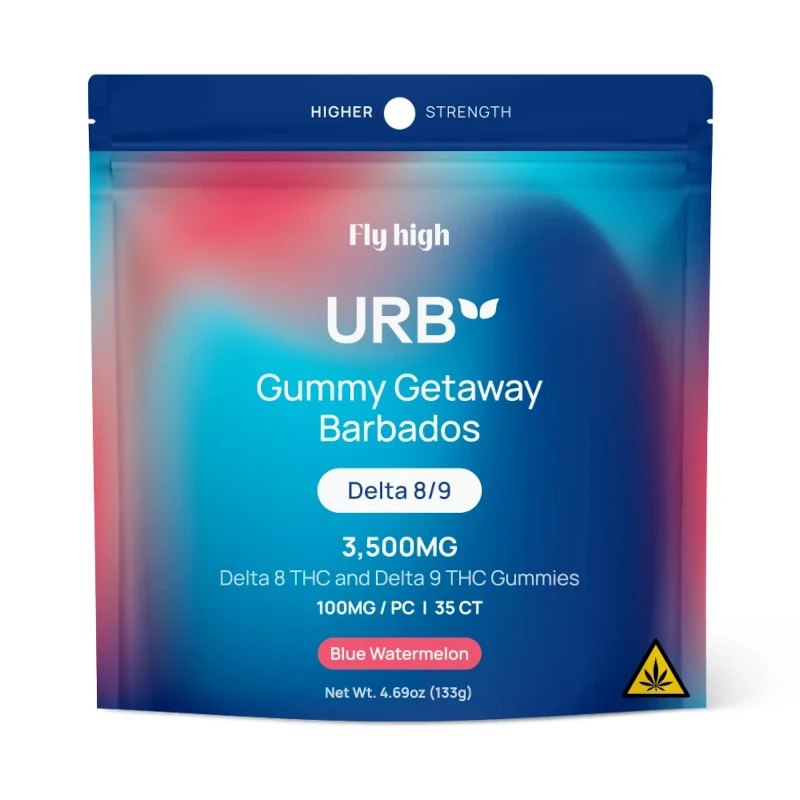 URB | Gummy Getaway Barbados D8/9 Gummies | 100mg