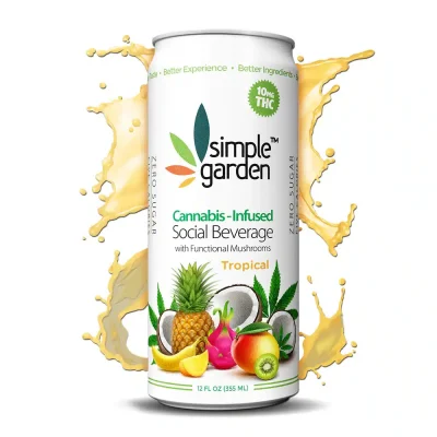 Simple Garden | 10mg Delta 9 THC Drink | Tropical