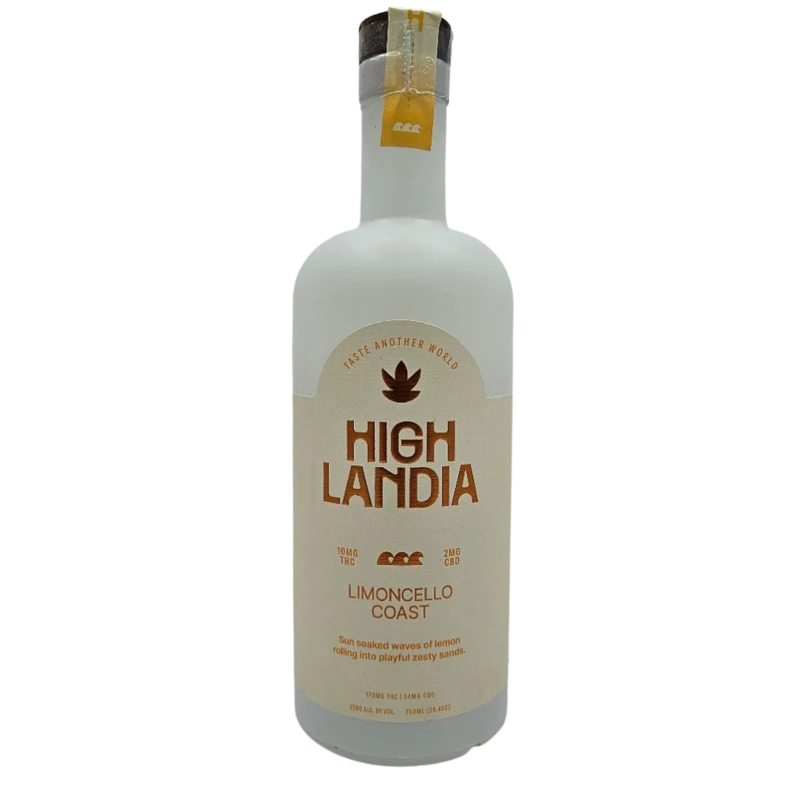 HighLandia | Limoncello Coast Spirit THC Infused Drink Mixer | 170mg