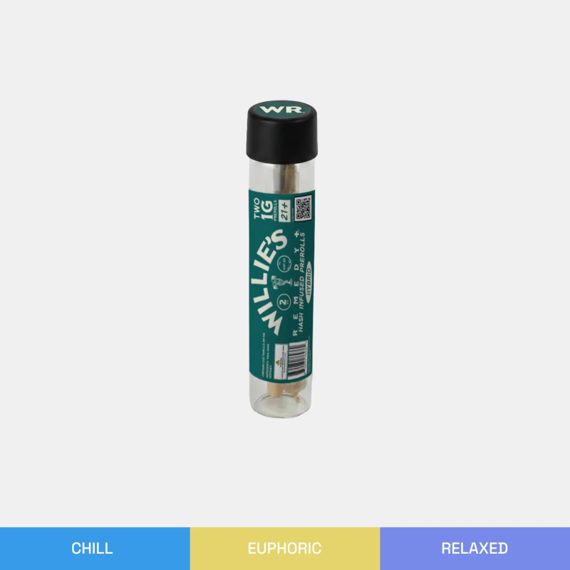 Willies Remedy | Hash Infused Prerolls | 2 count - Image 3