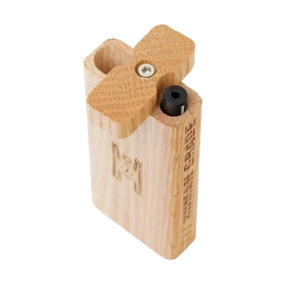 Human Grade | Wooden Dugout w/ Metal Poker | Swivel Top