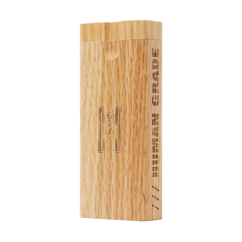 Human Grade | Wooden Dugout w/ Metal Poker | Swivel Top - Image 3