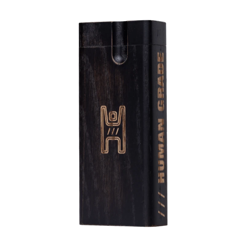 Human Grade | Wooden Dugout w/ Metal Poker | Swivel Top - Image 2