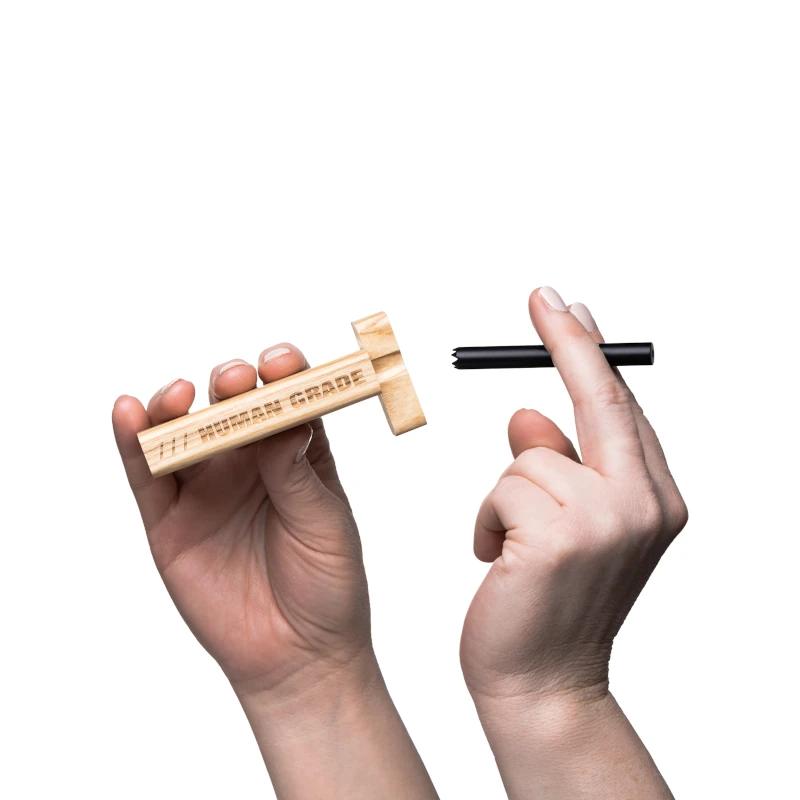 Human Grade | Wooden Dugout w/ Metal Poker | Swivel Top - Image 7