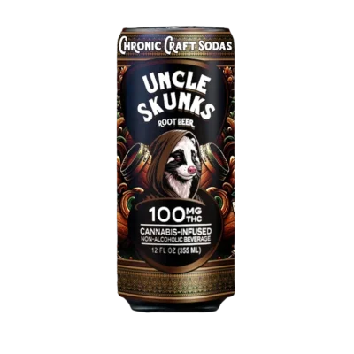 Uncle Skunks | Chronic Craft Soda 100mg | Root Beer